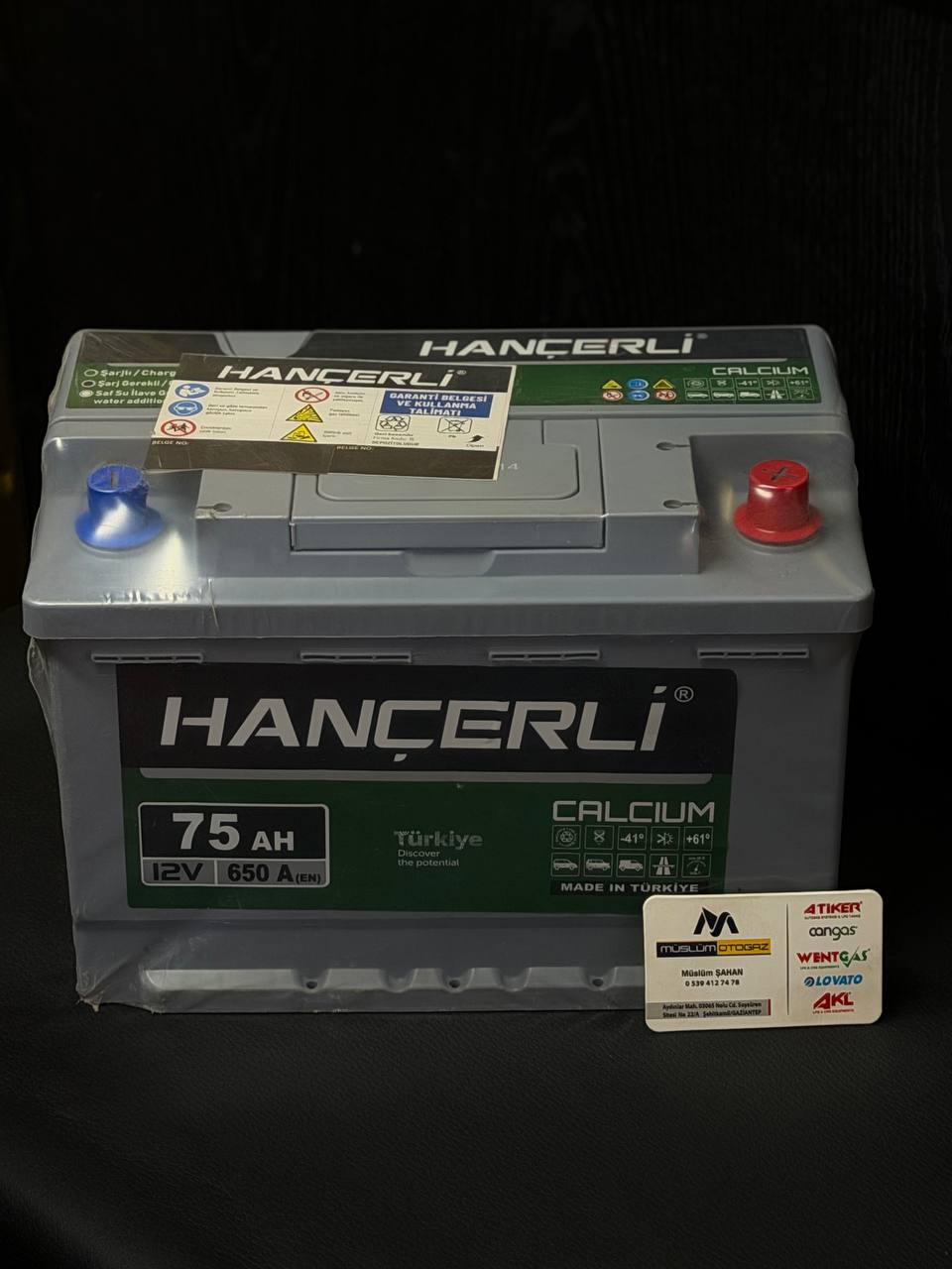 Hançerli 75 AH Akü  ( 1 Yıl Garanti )