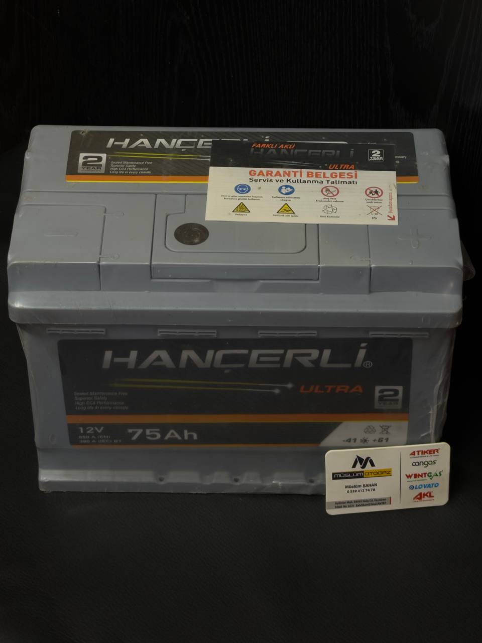 Hançerli Ultra 75 AH Akü ( 2 Yıl Garanti )